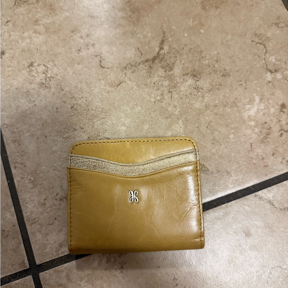 HOBO Yellow Leather Wallet